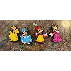 Disney Princess Minnie Mouse Crocs Jibbitz Set Lot Kids Disneyland Shoes jibitz